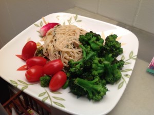 broccoli and kale spagetti