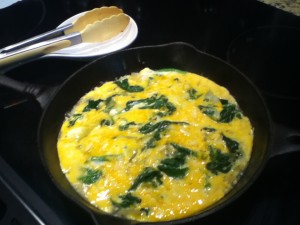 spinach n eggs