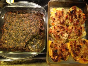 Read more about the article Greens Quiche & Stuffed Peppers