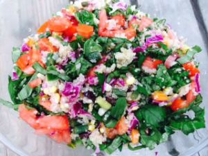 Read more about the article Salad Days: Quinoa Rainbow Vegetable Salad