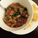 Chicken Gumbo with Cornbread