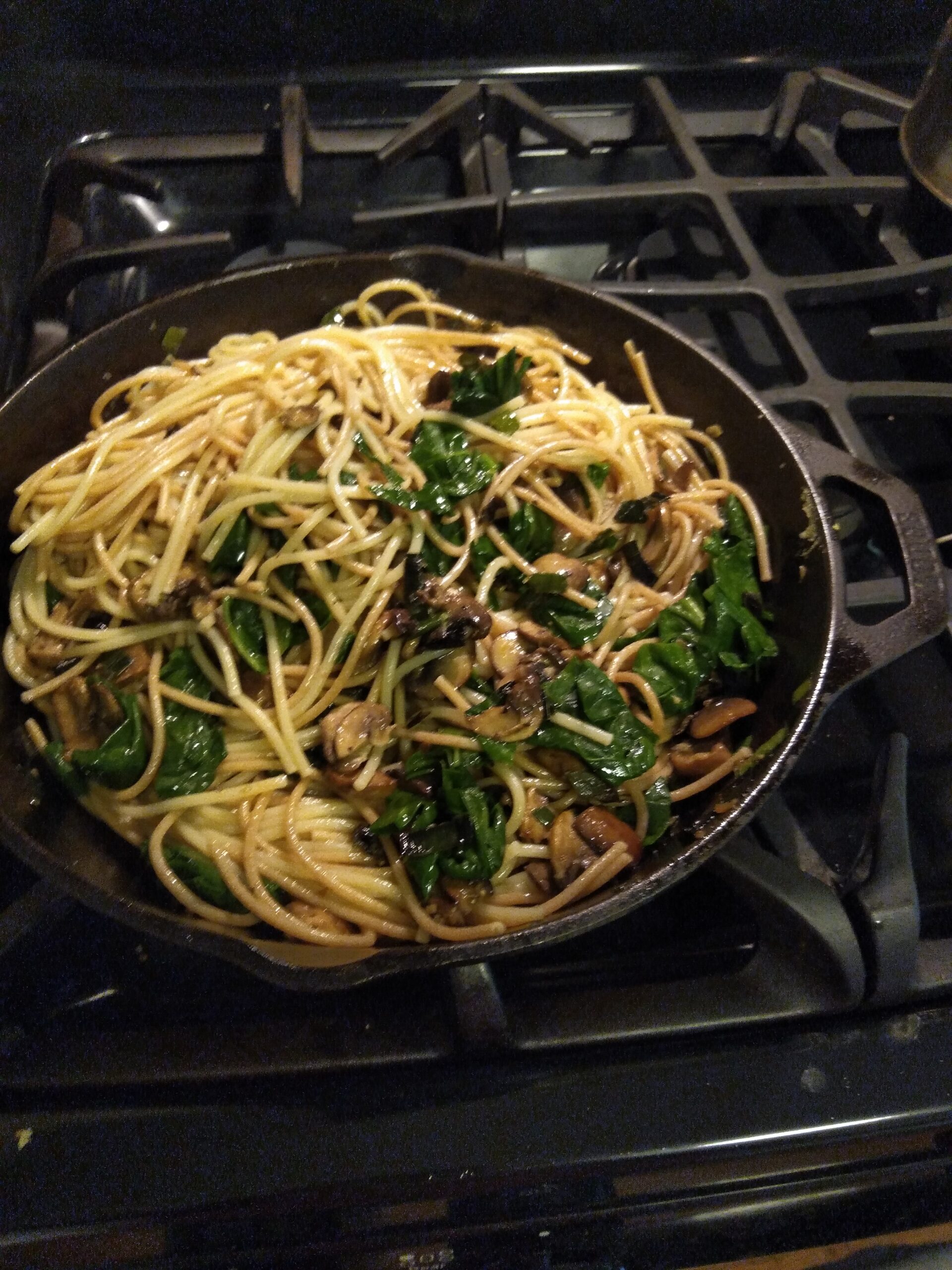 You are currently viewing Spinach, Scallions, and Spaghetti