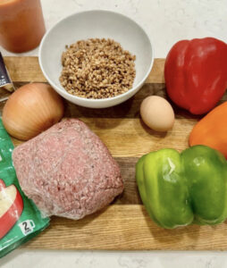 Read more about the article Meatball Stuffed Peppers