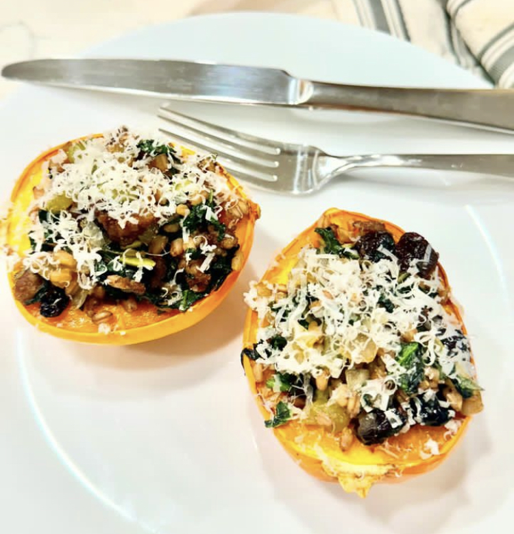 You are currently viewing Stuffed Winter Squash