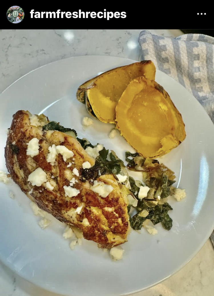 Read more about the article Spinach/Artichoke Stuffed Chicken