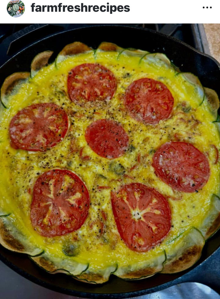 You are currently viewing Farm Fresh Frittata with Zucchini Crust