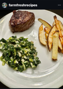 Read more about the article Creamed Spinach with Winter Greens