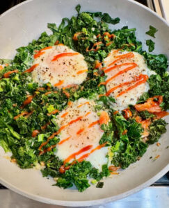 Read more about the article Greens “Shaksuka”