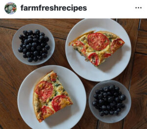 Read more about the article SPINACH and GREEN GARLIC FRITTATA