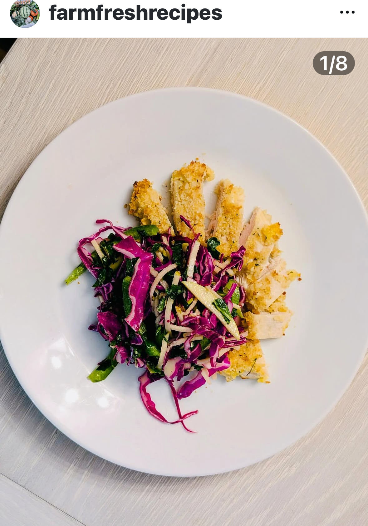 Read more about the article Crispy Chicken Cutlets with Crunchy Slaw