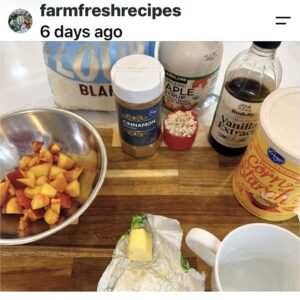 Read more about the article Peach Crumble Mug Cake